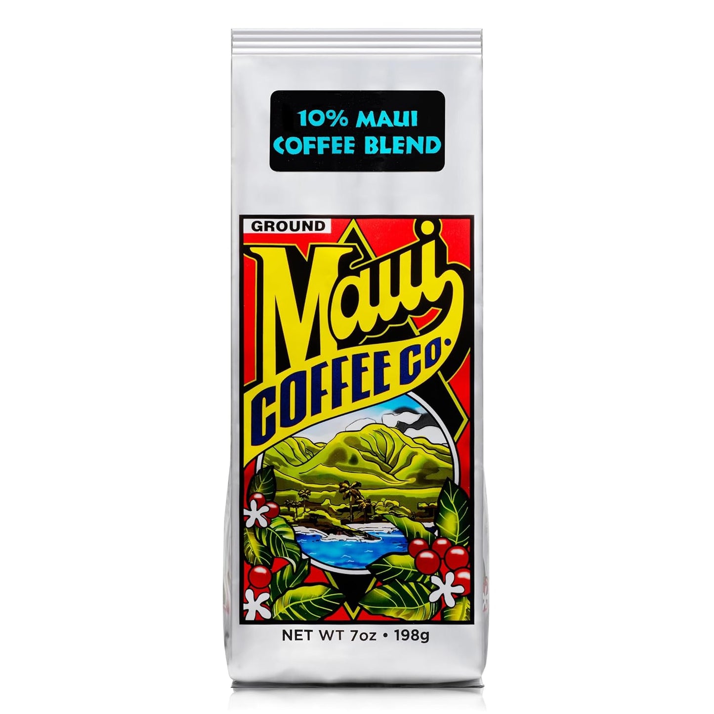 Maui-Coffee-Co-mpany,-Maui-Blend-café,-molido-(bolsa-de-7-–982