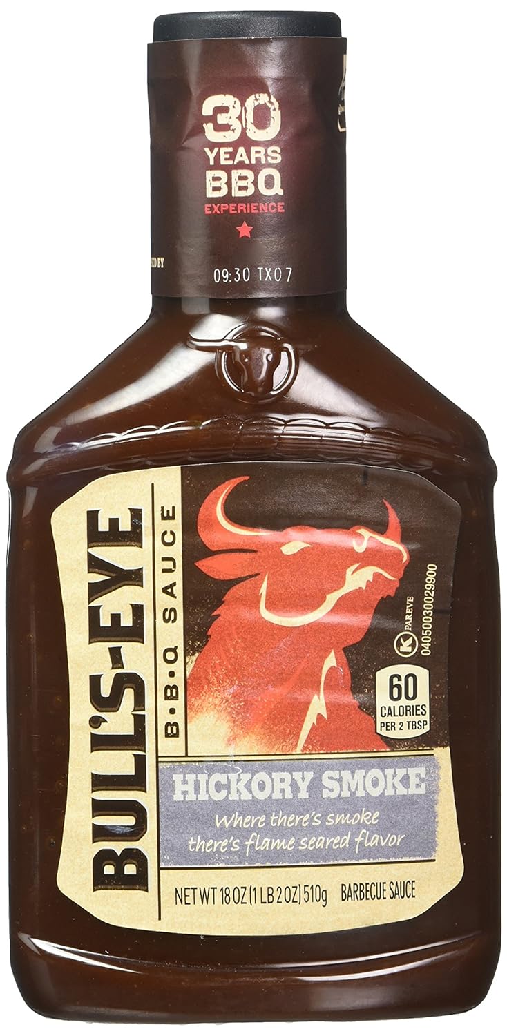 Bull's-Eye,-BBQ-Sauces,-18oz-Bottle-(Pack-2075