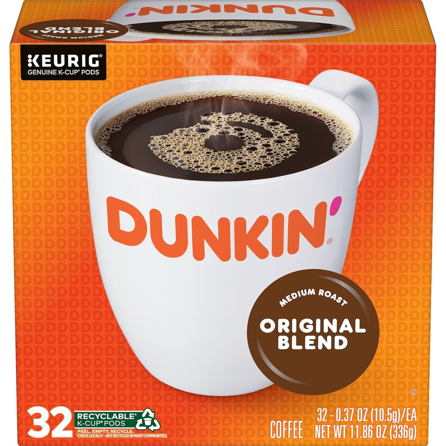 Dunkin'-Original-Blend-Café-tostado-medio,-32-cápsulas-Keurig-K-Cup----2817