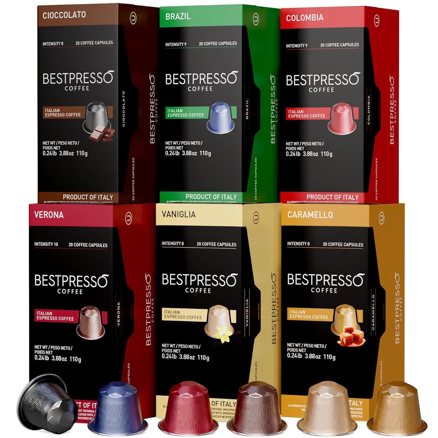 Bestpresso-Coffee-for-Nespresso-Original-Machine-120-Aluminum-pods-Certified-Genuine-Espresso-Variety-2459