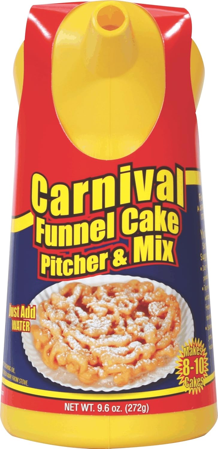 Fun-Pack-Foods,-Carnival-Funnel-Cake-Pitcher-&-Mix---536