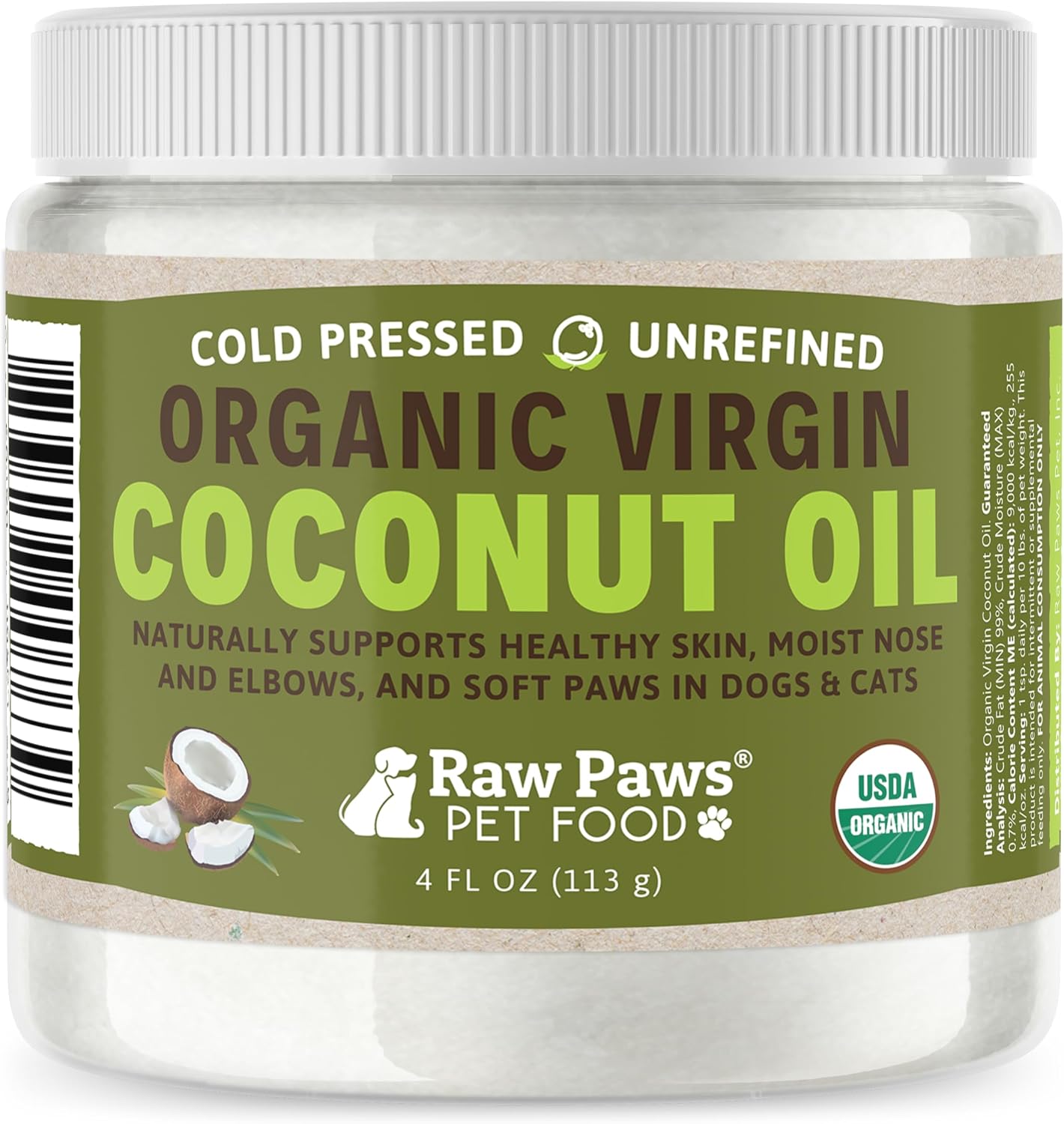 Raw-Paws-Virgin-Organic-Coconut-Oil-for-Dogs-&-Cats-(4-oz)---Skin-1693