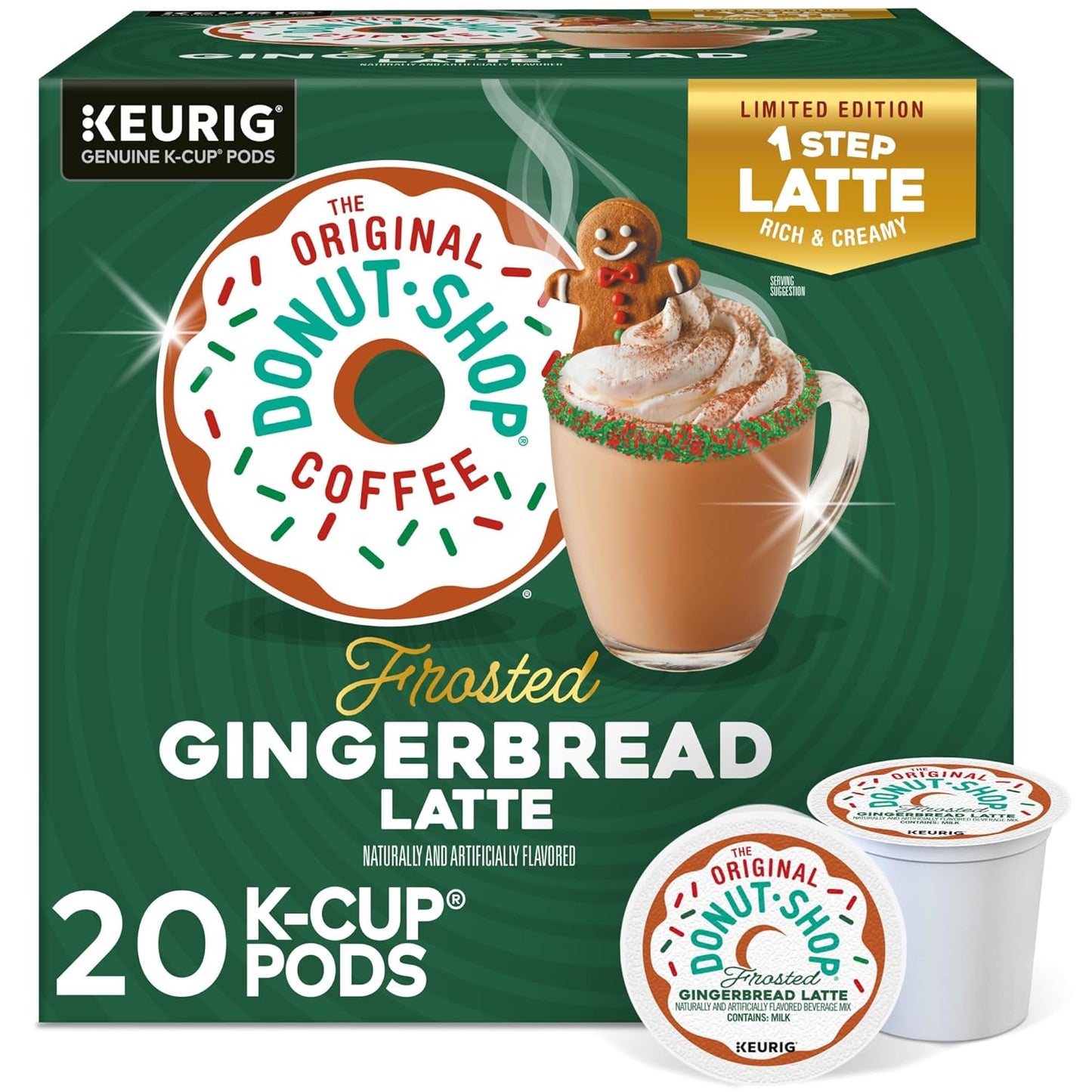 The-Original-Donut-Shop-One-Step-Latte,-Frosted-Gingerbread,-Keurig-Single-Serve-K-Cup-2408