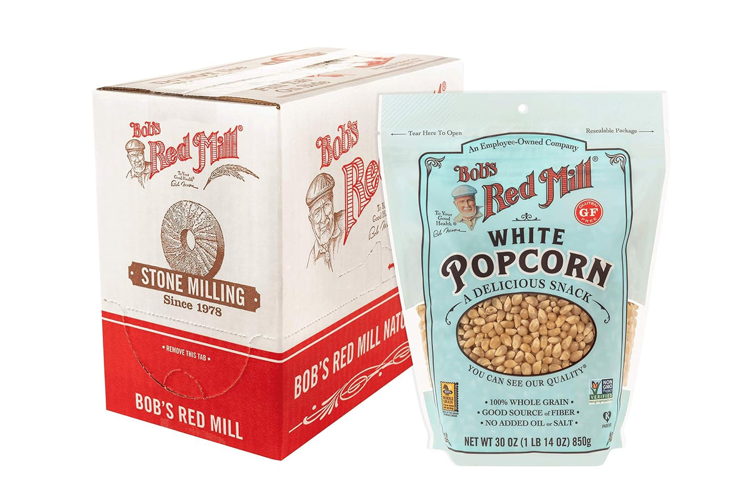 Bob's-Red-Mill-White-Popcorn,-30oz-(Pack-of-4)---Non--GMO,-Whole-Grain,-Kosher-1110