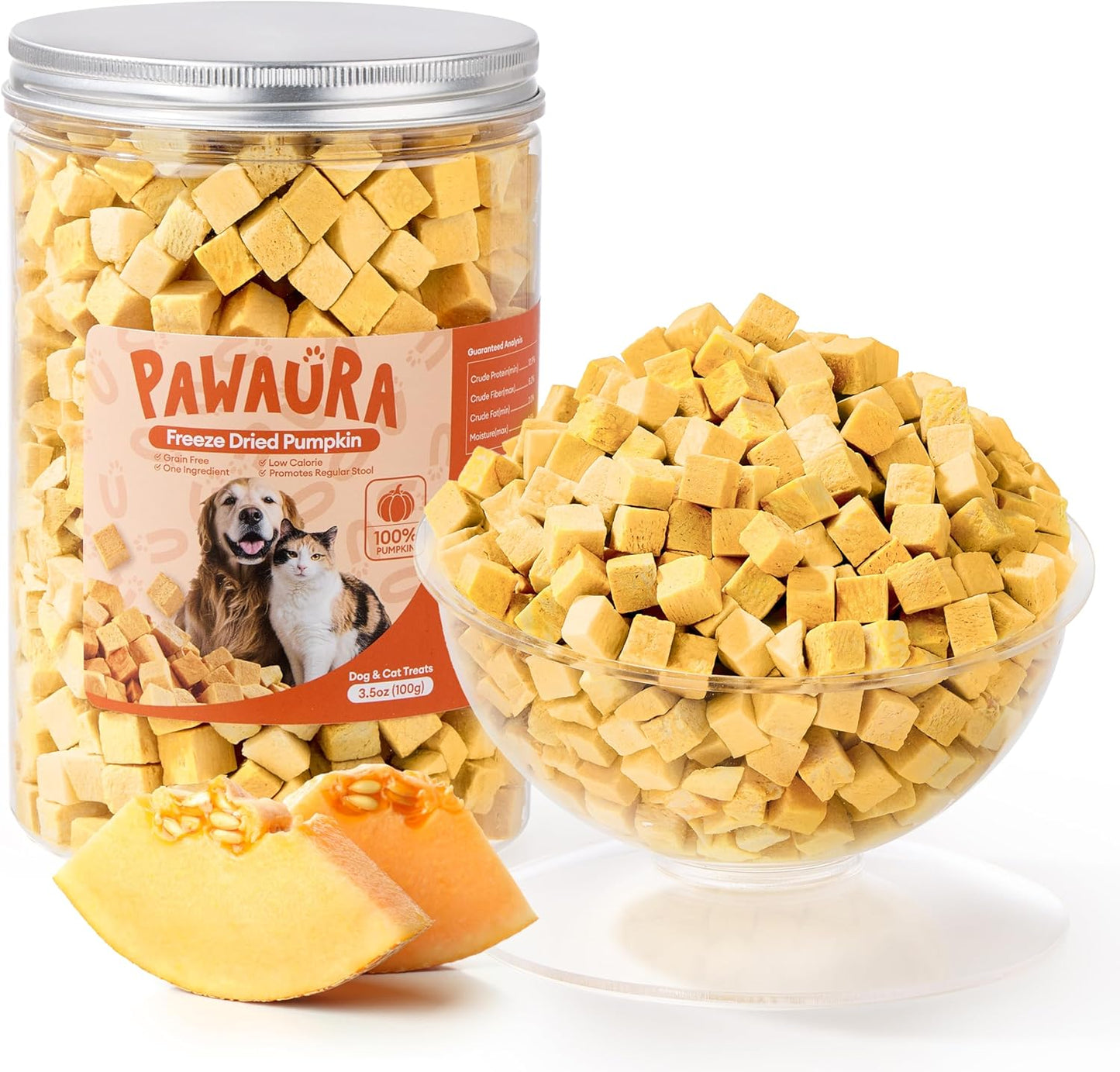 3.5-oz-Freeze-Dried-Pumpkin-Treats-for-Dogs-&-Cats-–-Organic,-High-1140