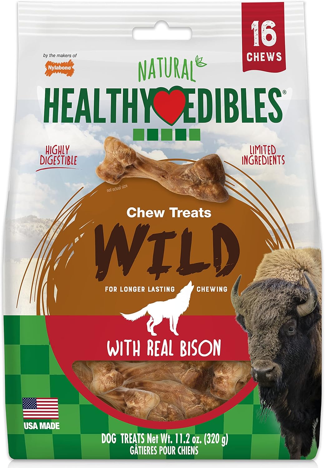 Nylabone-Healthy-Edibles-WILD-Natural-Dog-Chew-Treats,-Bison-Flavor,-Small-Up-2674