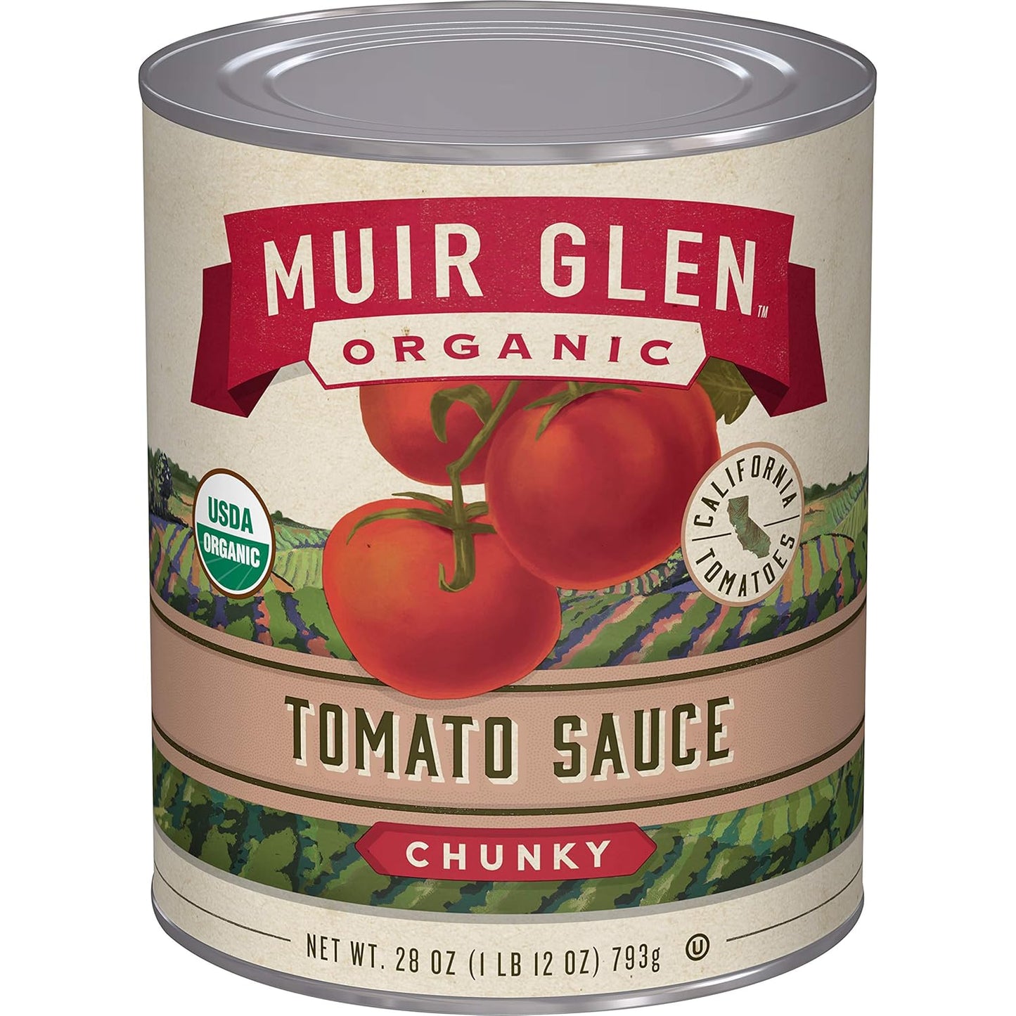 Muir-Glen-Organic-Tomato-Sauce,-Chunky,-5