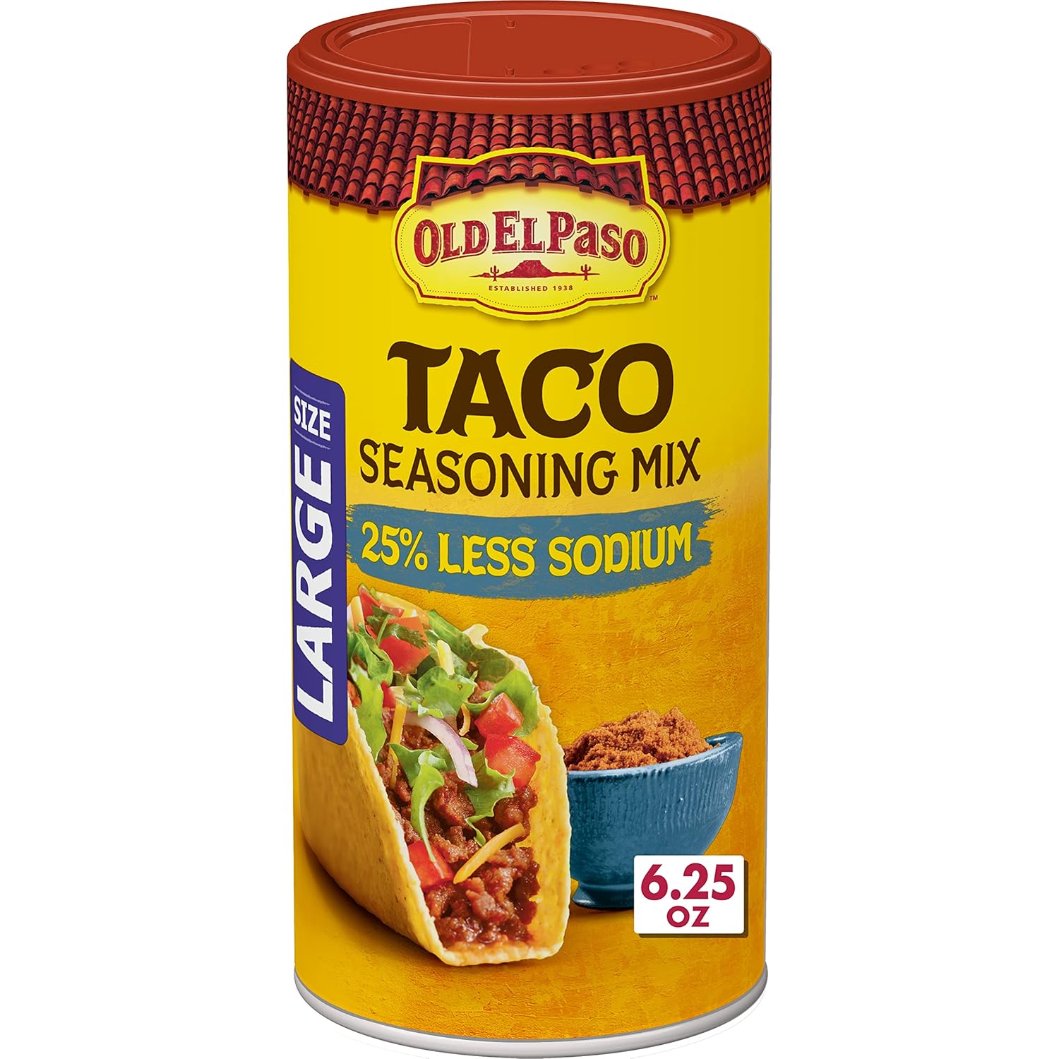 Old-El-Paso-Condimento-para-tacos,-0.25-menos-de-sodio,-grande,-2359