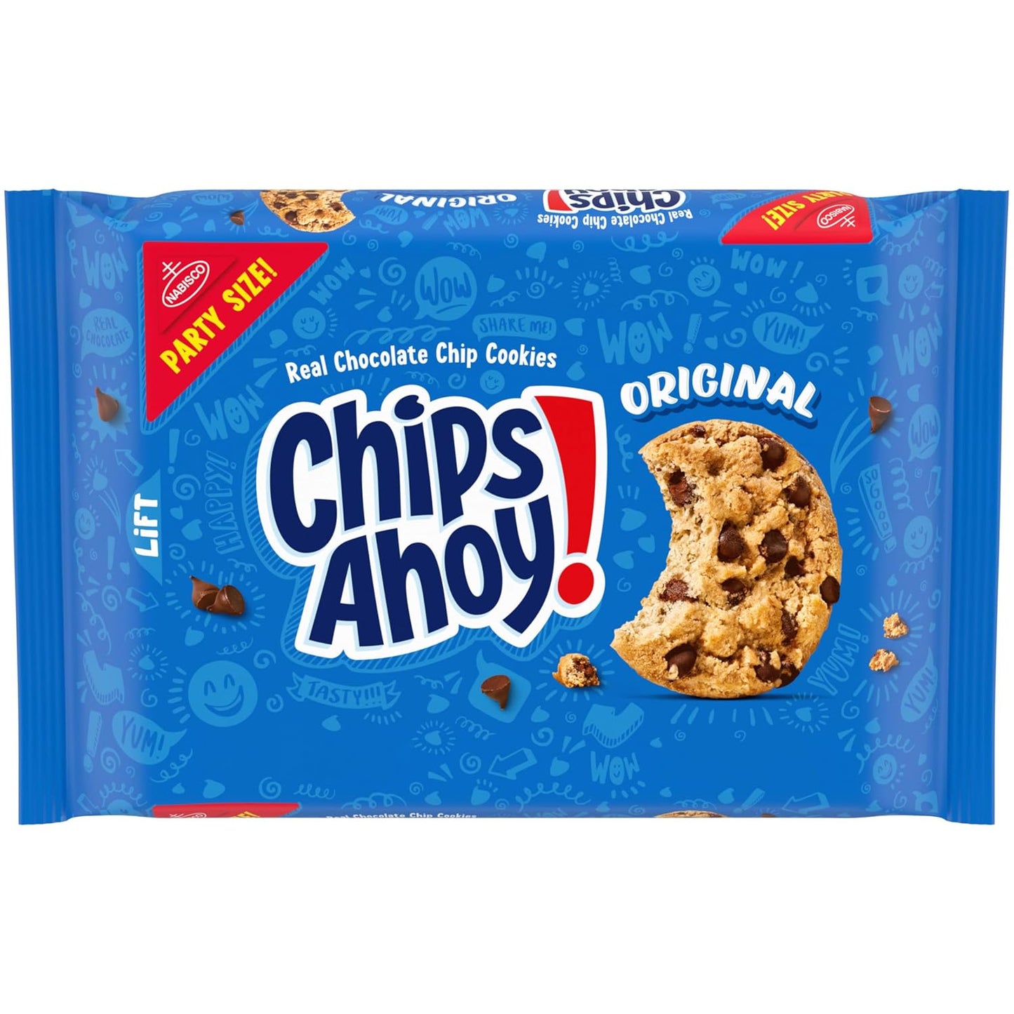NABISCO-CHIPS-AHOY!-CHIPS-AHOY!-Original-Chocolate-Chip-Cookies,-Party-Size,--25.3-oz-|-Kosher,-2562