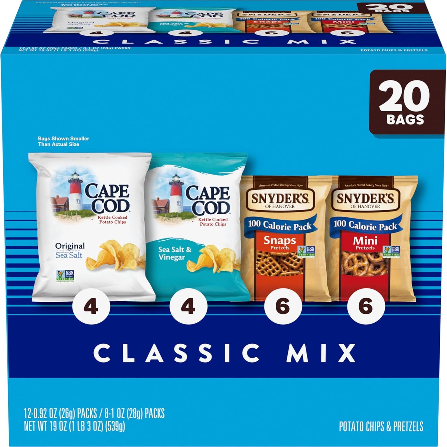 Snyder's-of-Hanover-Classic-Mix-Variety-Snack-Packs,-20-Count-Variety--Pack----1108