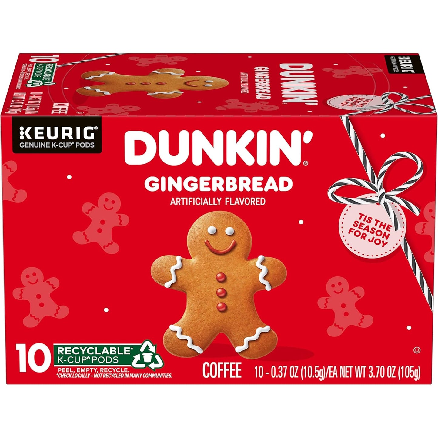 Dunkin'-Gingerbread-Artificially-Flavored-Coffee,-Keurig-K-Cup-Pods,-10-Count-Box-----160