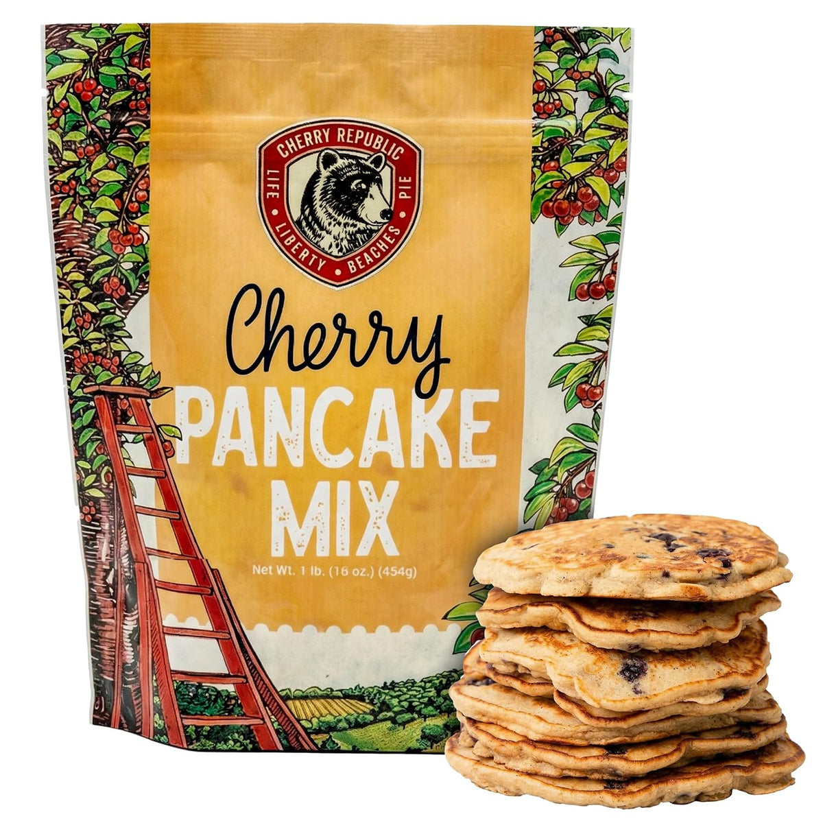 Cherry-Republic-Cherry-Pancake-Mix,-1-lb-Bag---Pancake-186