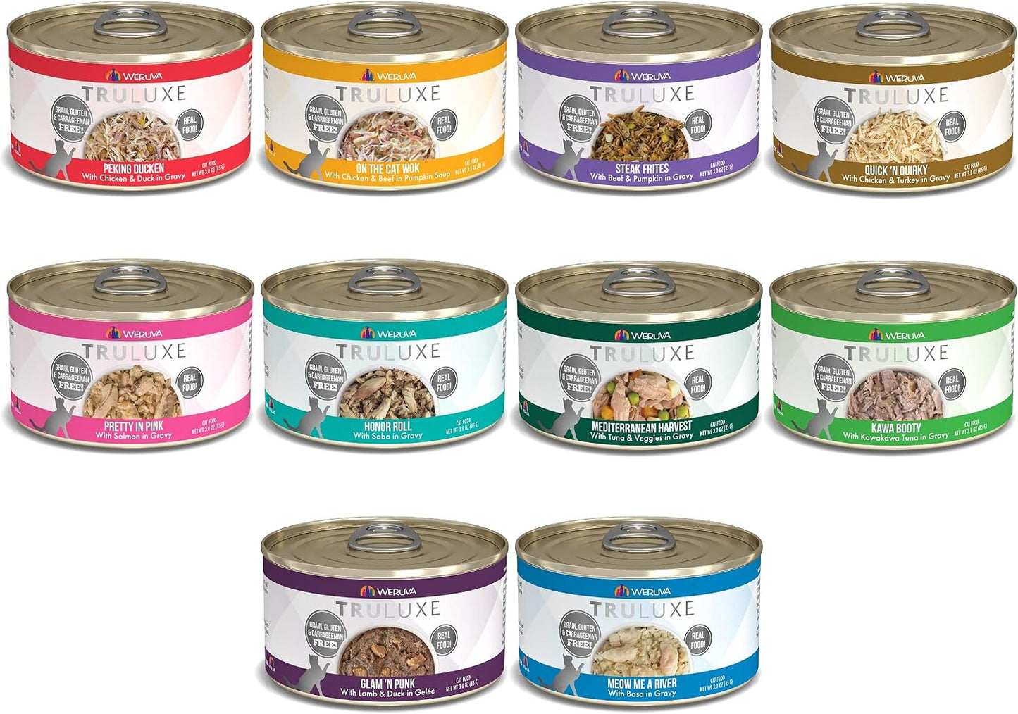 Weruva-TruLuxe-Grain-Free-Wet-Cat-Food-Variety-Pack-–-All-10-Flavors,-3-329
