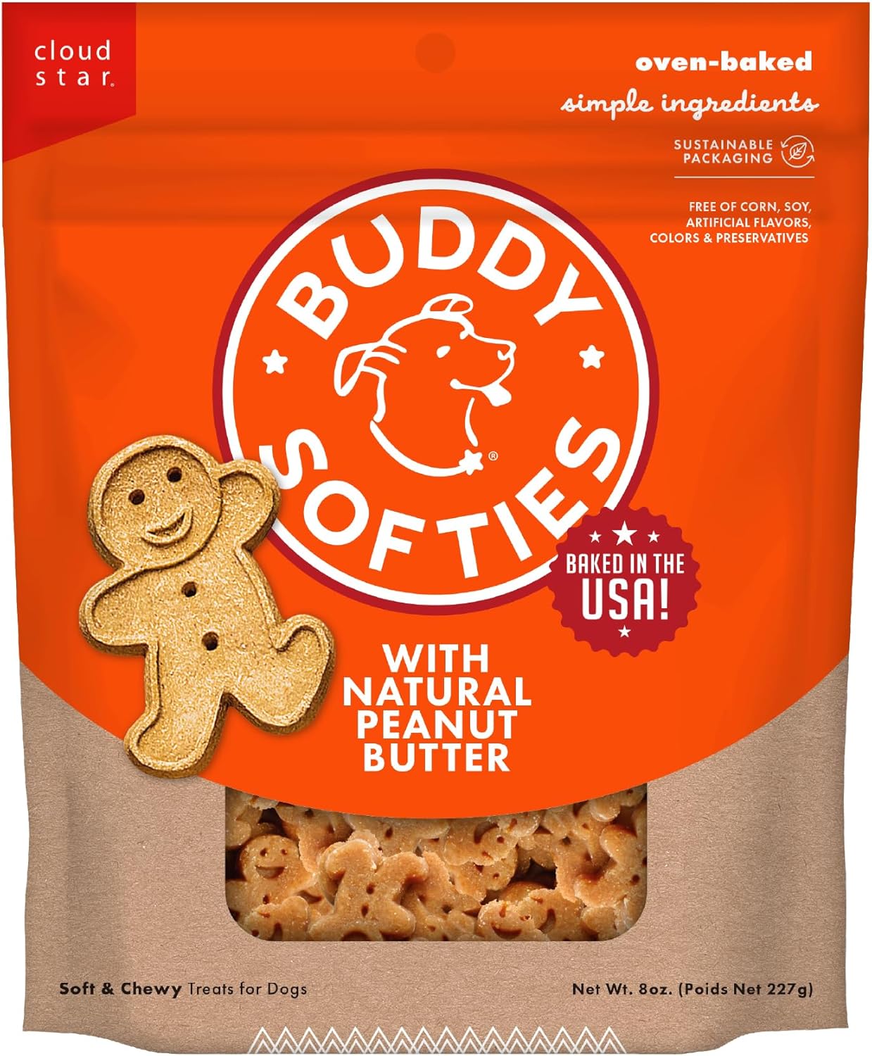 Buddy-Biscuits-Softies-8-oz-Pouch,-Soft-&-Chewy,-Natural-Peanut-Flavor-2863