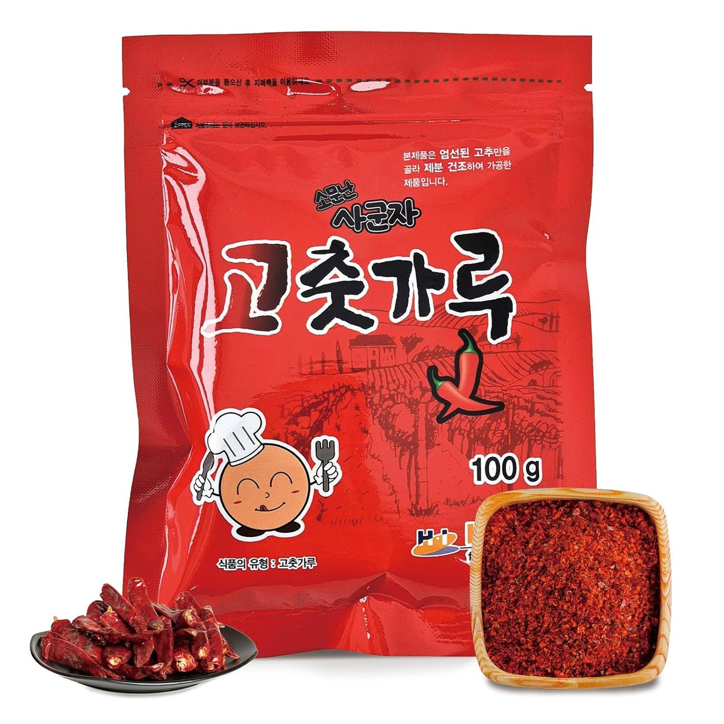 COELO-Korean-Red-Pepper-Powder-(100g-3.5-oz.)-Spicy-Gochugaru-Flakes-Spice-897