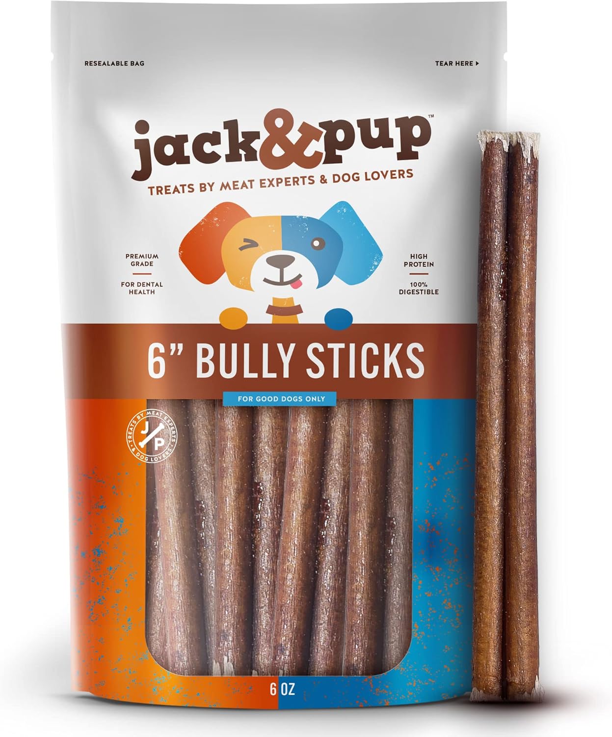 Jack&Pup-6-Inch-Bully-Sticks,-Single-Ingredient-Long-Lasting-Dog-Chews-oz,-1184