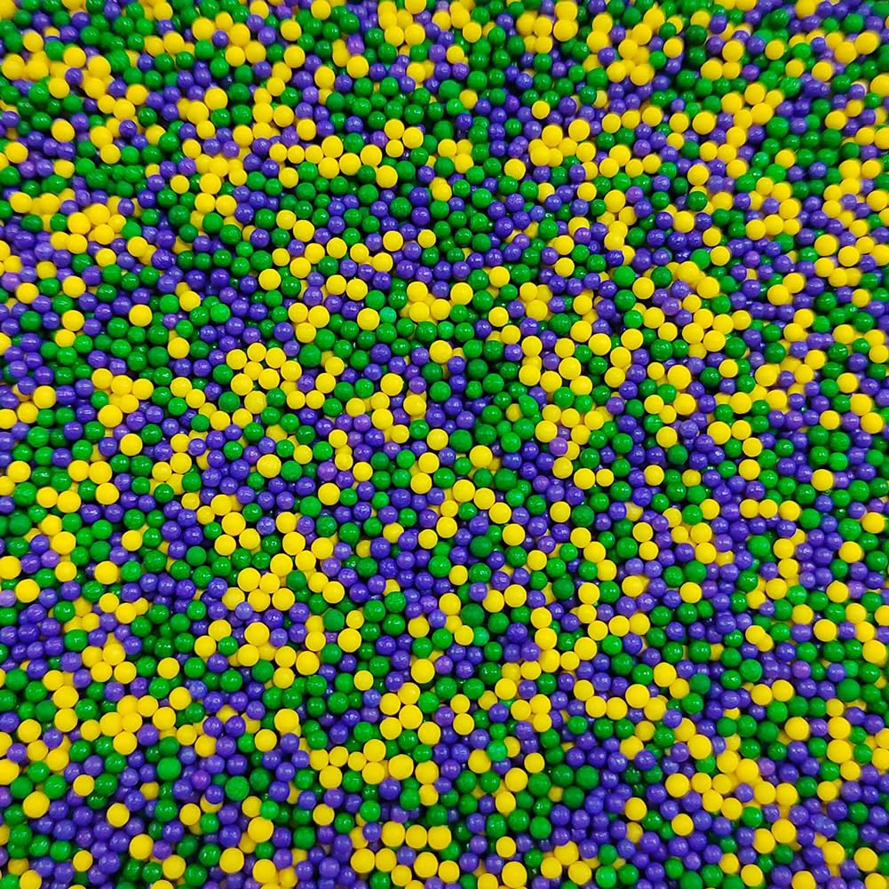Homankit-Mardi-Gras-Sprinkles-Purple-Yellow-and-Green-Nonpareils-Sprinkles-Edible-Cookie-Mini-for-798