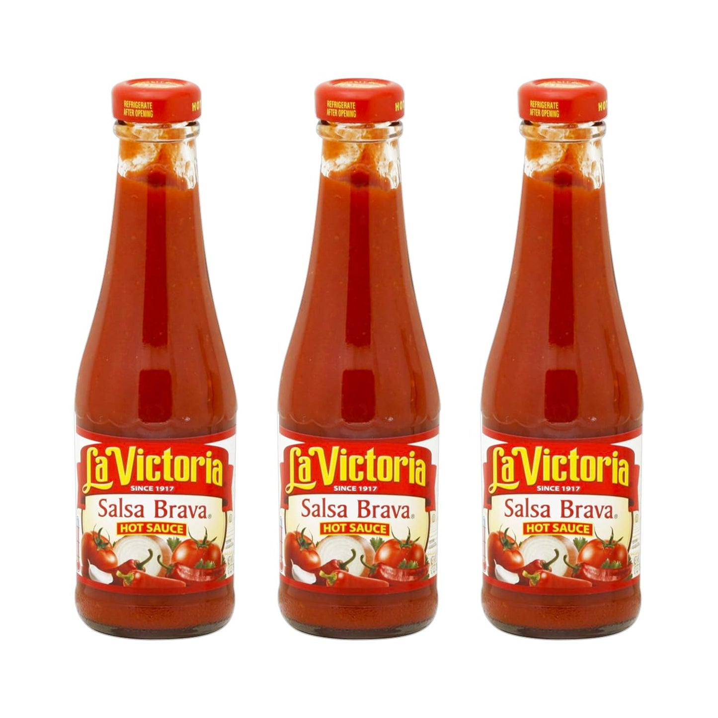 La-Victoria-Sauce-Hot-Salsa-Brava,-8-Ounce-(Pack-of-3)---1320
