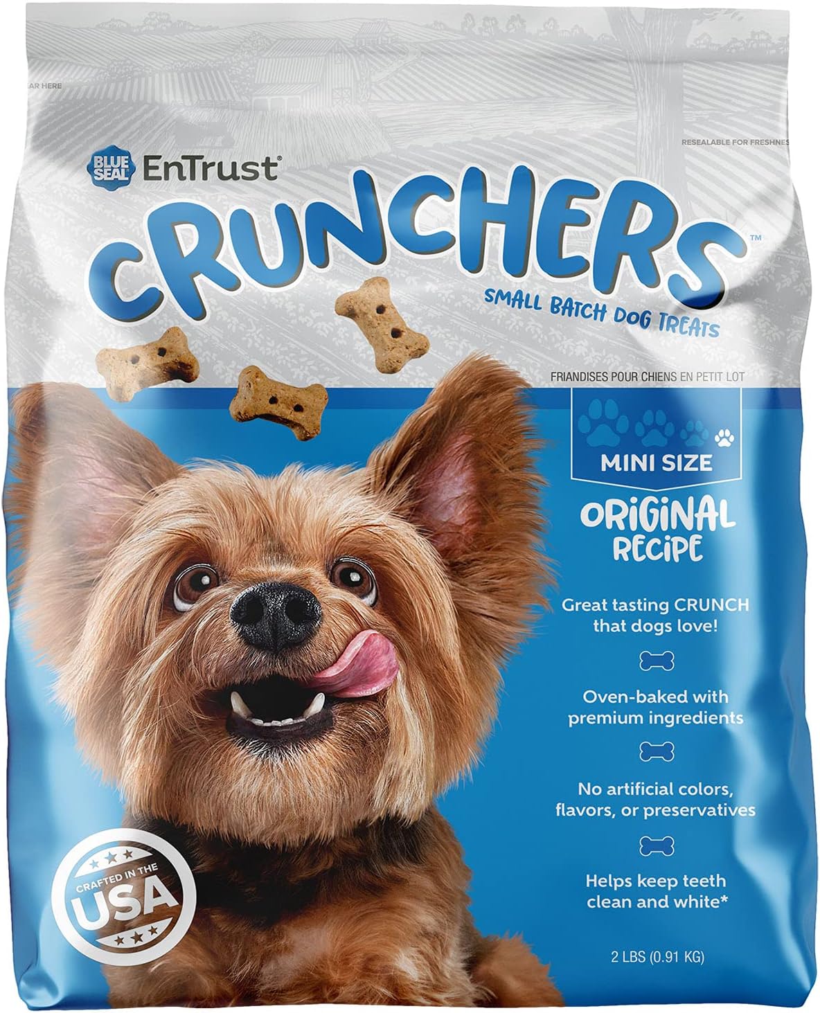 Kent-Entrust-Crunchers---Mini-Dog-Treats,-Original-938