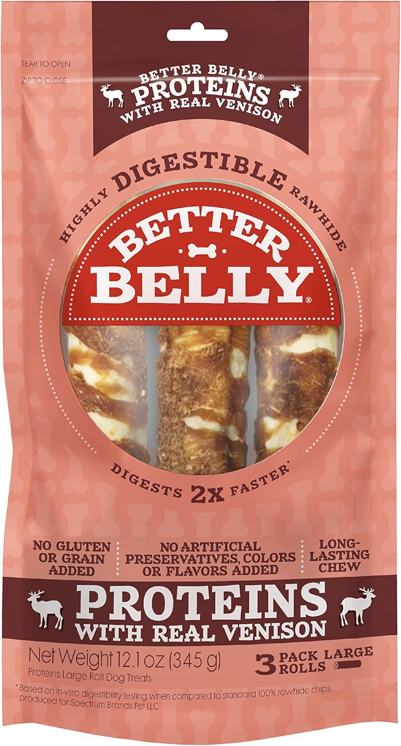 Better-Belly-Proteins-with-Real-Venison-Large-Rolls-3-Count,-Digestible-for-2293