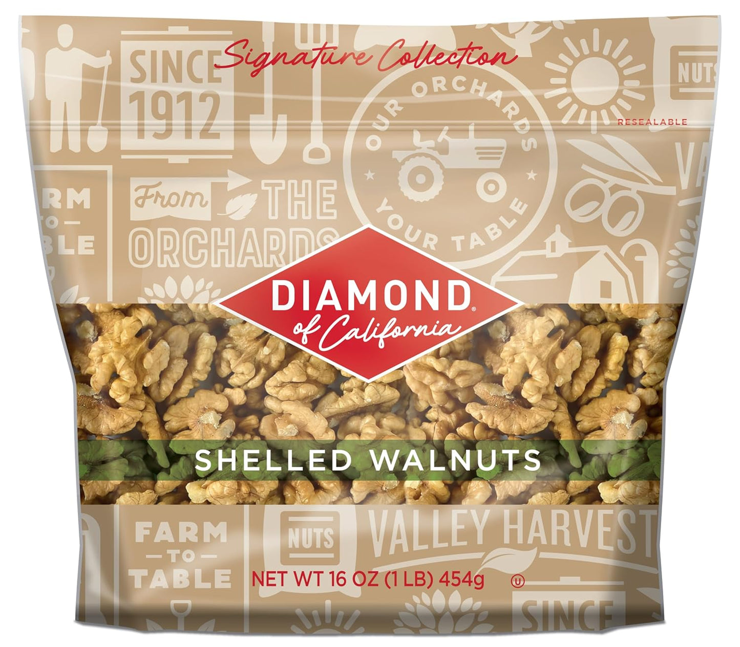 Diamond-of-California-Signature-Collection-Shelled-Walnut-Halves-and-Pieces,-Pre-Shelled--Raw-Walnuts-for-Snack-694