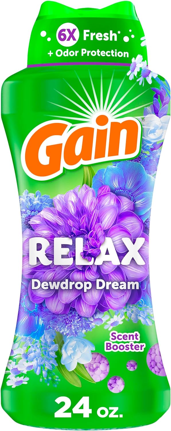 Gain-In-Wash-Laundry-Scent-Booster-Beads,-Relax-Scent,-24-oz,-3928