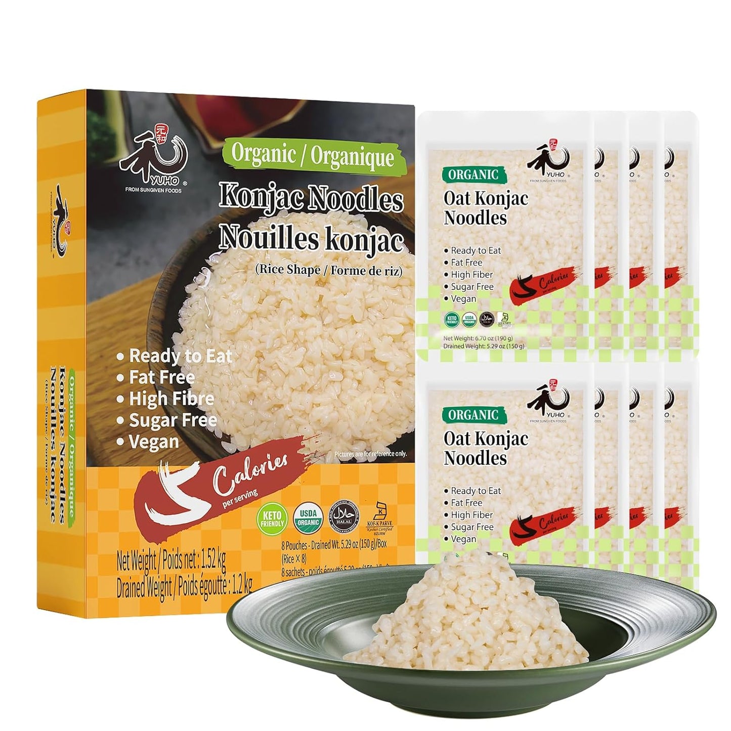 YUHO-Organic-Shirataki-Rice-8-Pack-Organic-Konjac-Oat-Ready-854