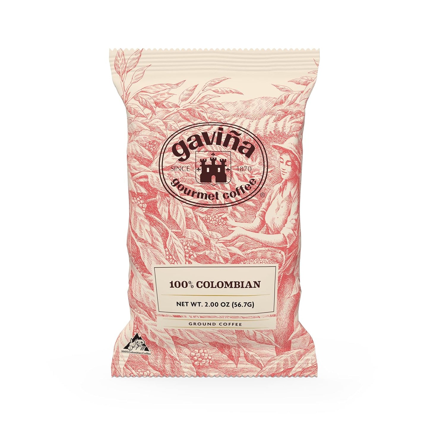 Gavina-1-Colombia-Supremo-Portion-Packs;-Paquetes-de-café-molido-de-sola1155