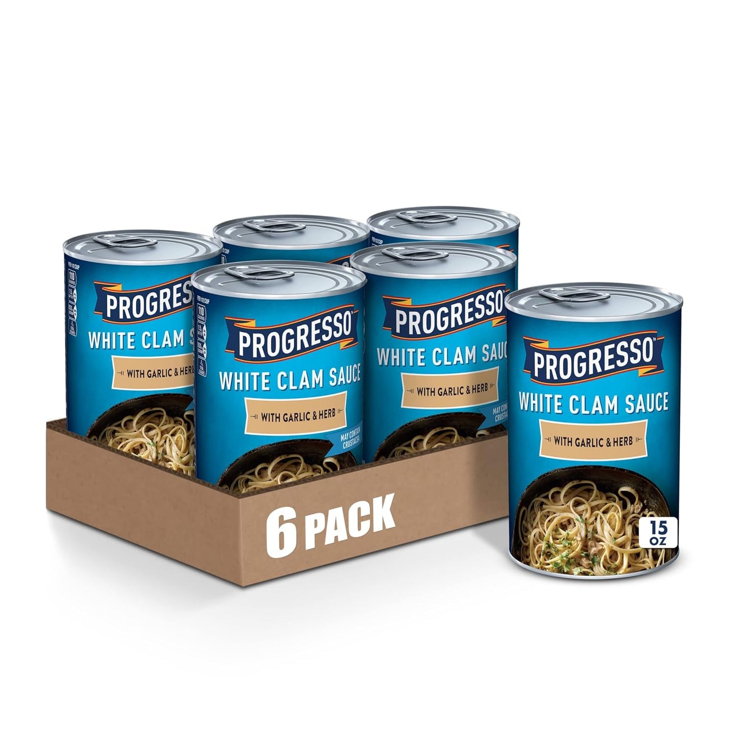 Progresso-White-Clam-Sauce-With-Garlic-&-Herb,-15-oz.-(Pack-of-807