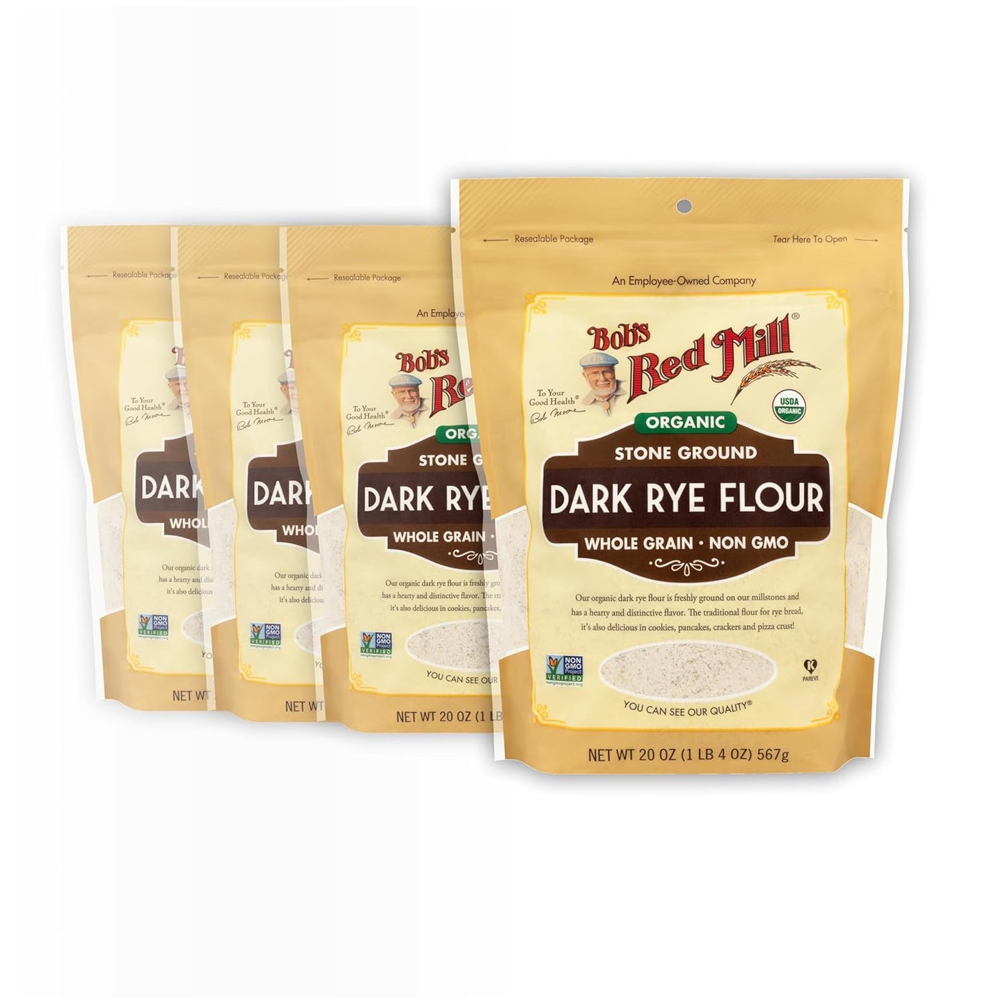 Bob's-Red-Mill-Organic-Dark-Rye-Flour,-20oz-(Pack-of-4)---564
