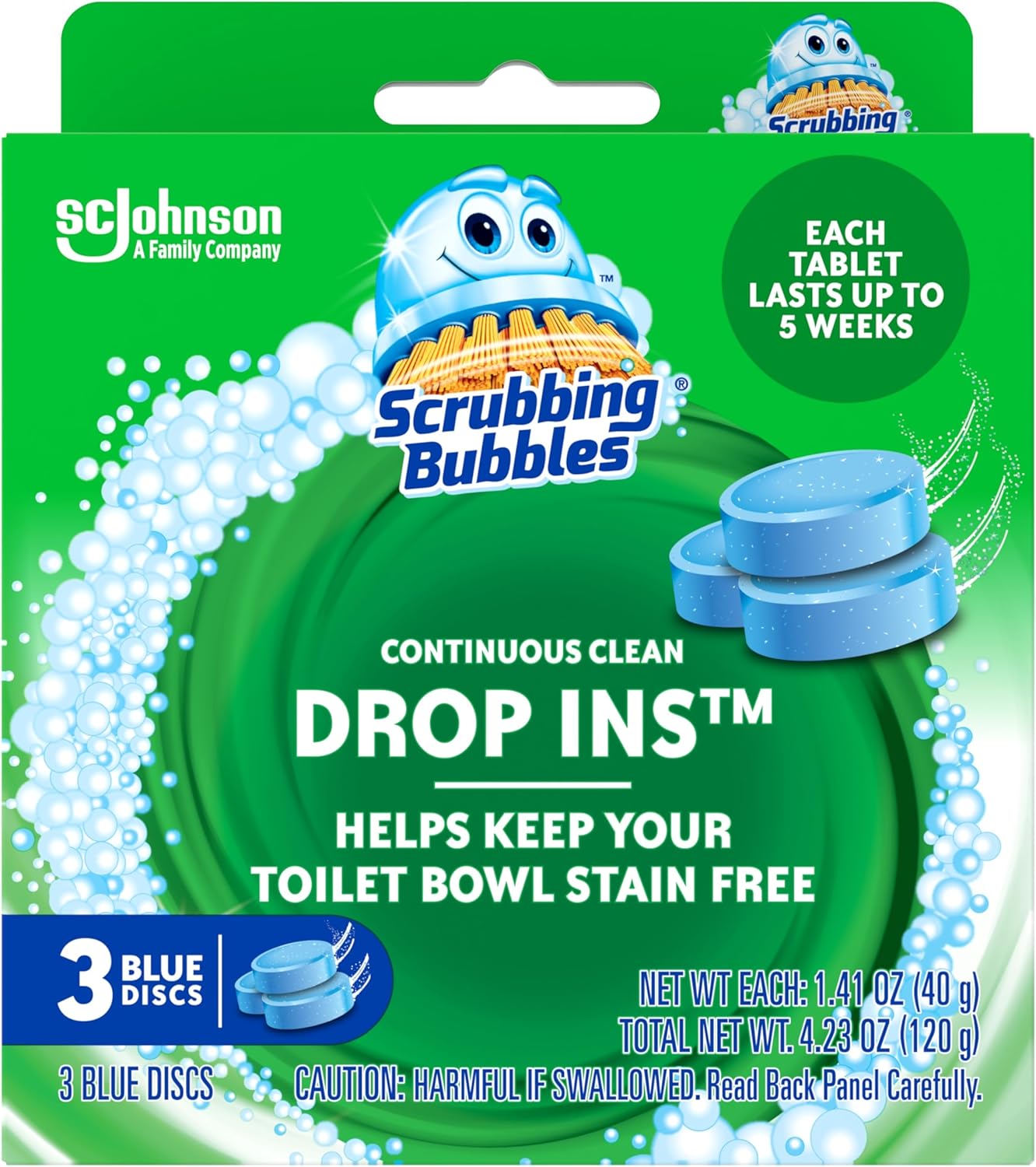 Scrubbing-Bubbles-Continuous-Clean-Toilet-Drop-Ins,-Automatic-Blue-Toilet-Bowl-Cleaner,-Septic-Safe-Tank-Tablets-Remove-2100