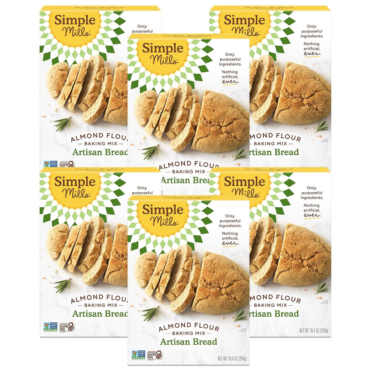 Simple-Mills-Almond-Flour-Baking-Mix,-Artisan-Bread-Mix,-6pk,-418