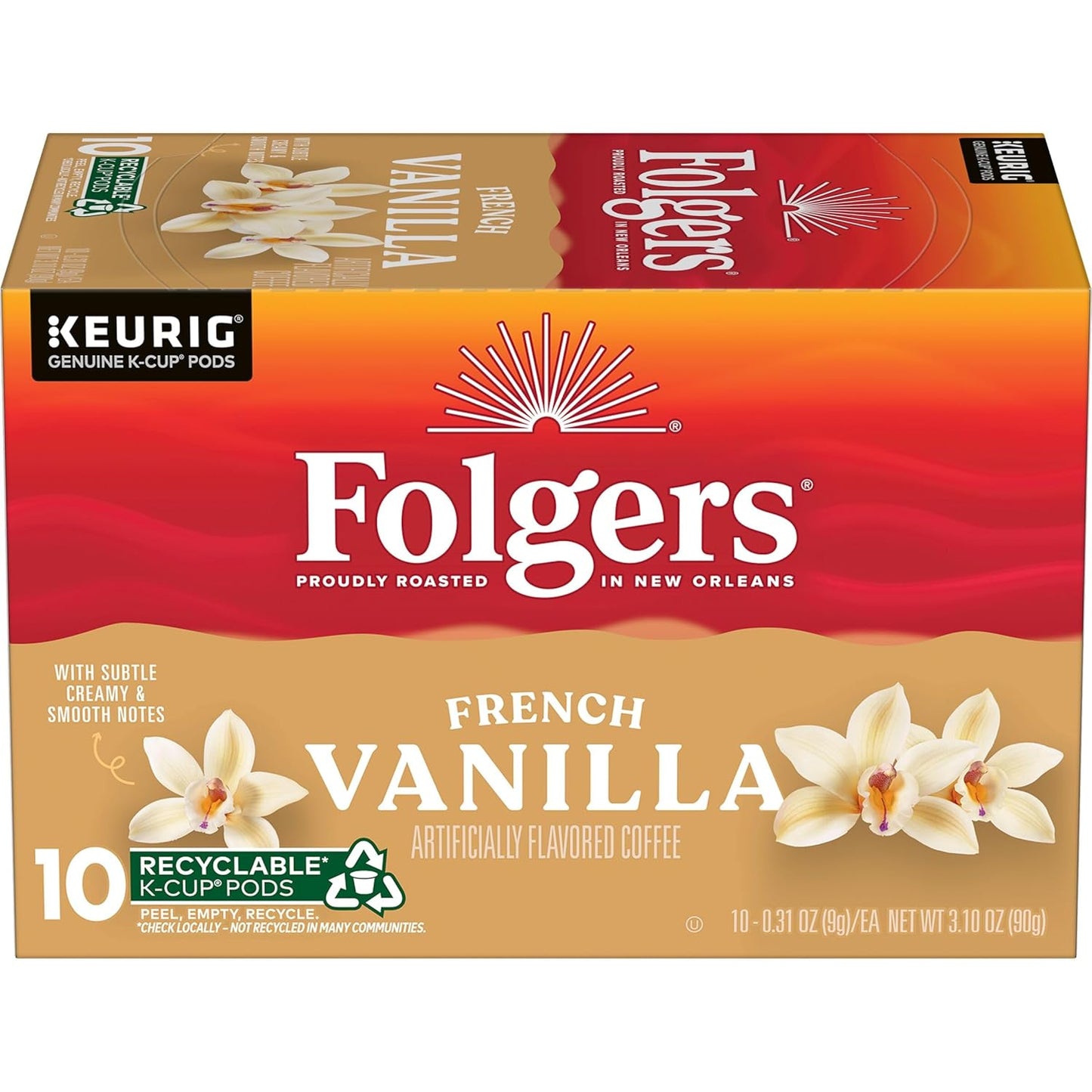 Folgers-Café-con-sabor-artificial-a-vainilla-francesa,-cápsulas-Keurig-K-Cup,-de2431