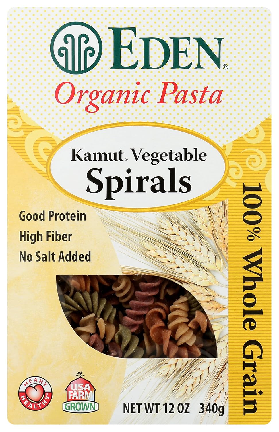 Eden-Organic-Kamut-Vegetable-Spirals,-12-oz,-1-Whole-Non-GMO,-32