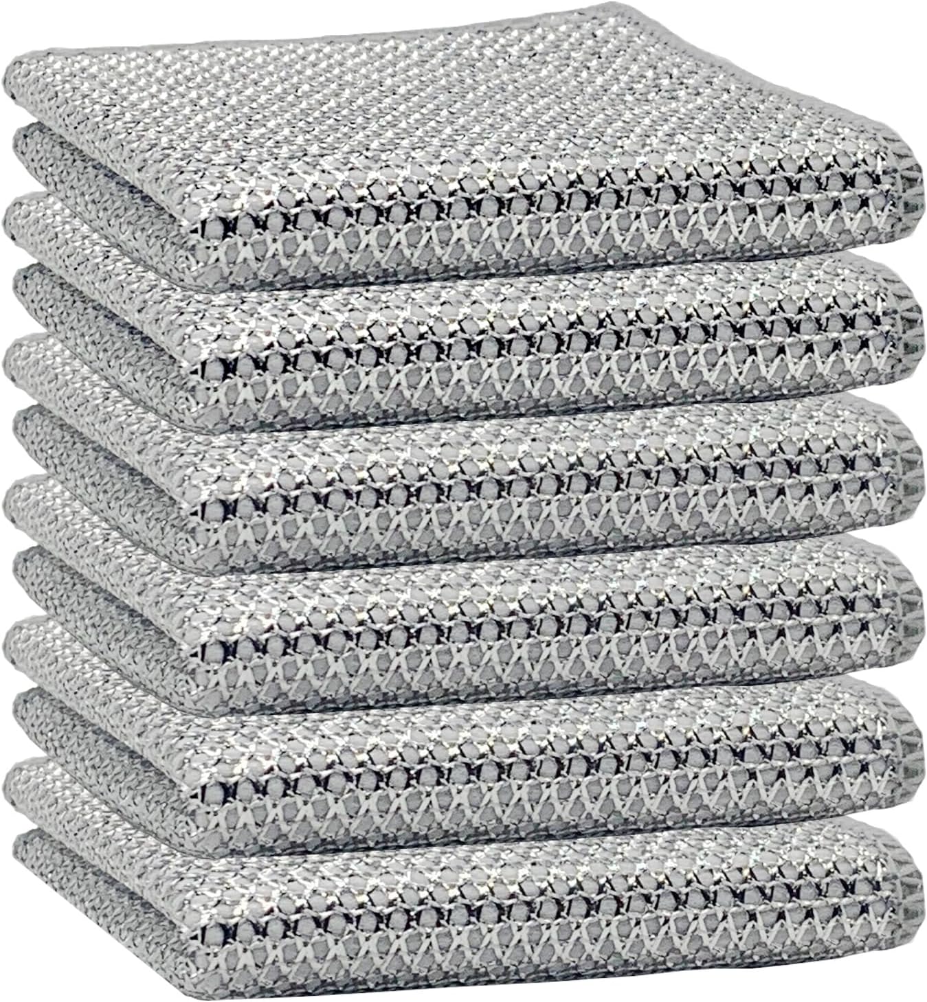 6-PCS-Triple-Stainless-Steel-Scrubber,Wire-Cleaning-Dishwashing-Rag,-Kitchen-5166