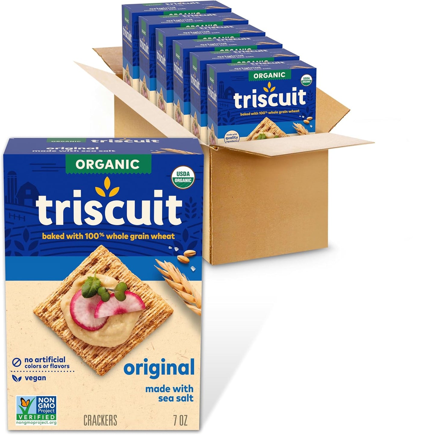 Triscuit-Organic-Original-Whole-Grain-Wheat-Crackers,-Vegan-Snacks,-6-Boxes------1490
