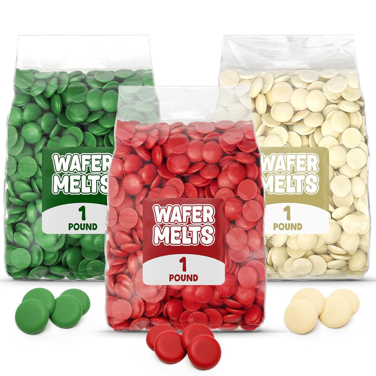 Christmas-Candy-Melts-3-LB-Pack-–-Red,-Green-&-White-Confectionery-Wafers-Baking,-1379