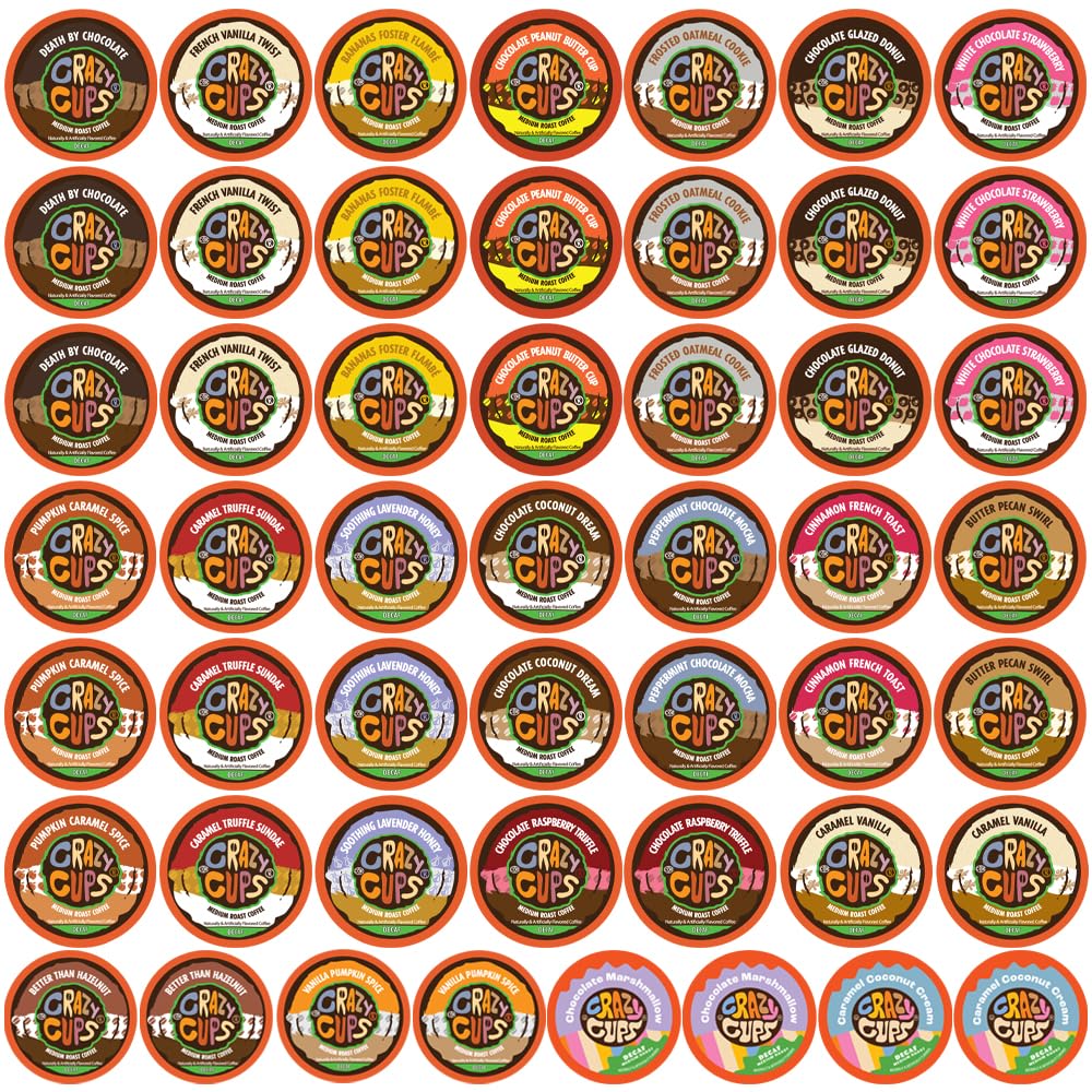Crazy-Cups-Paquete-variado:-café-descafeinado-surtido-para-máquinas-Keurig,-50-reciclables331