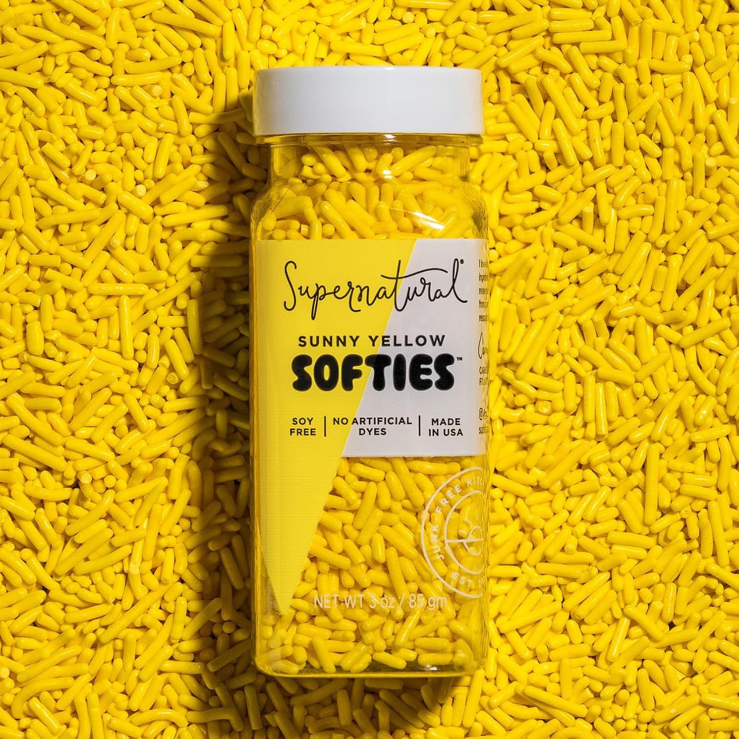 Softies-and-Crunchies-Sprinkles-by-Supernatural-(Sunny-Yellow),-Made-in-USA,-No-Dyes,-Free,-1633