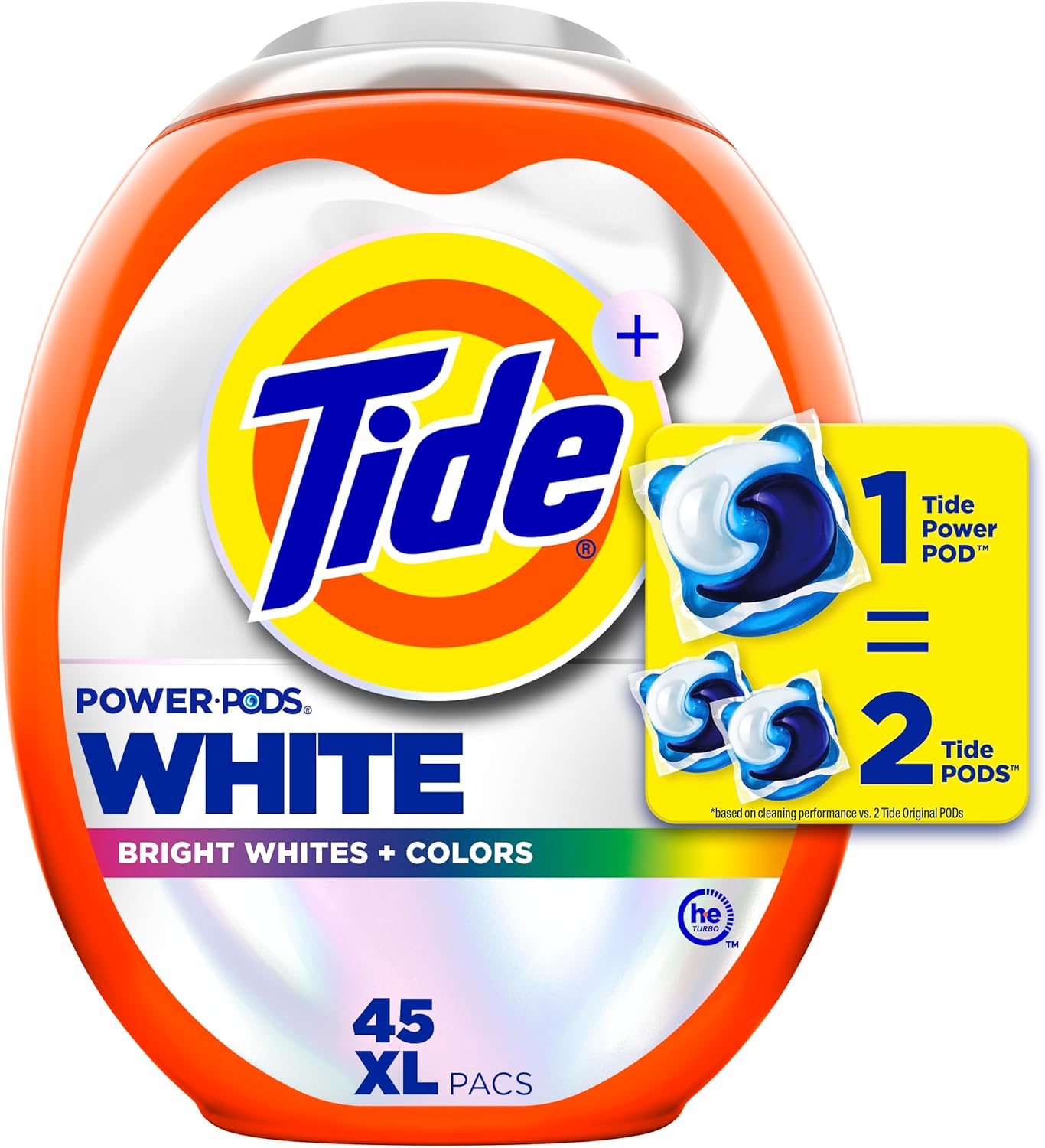 Tide-Power-PODS-White-Laundry-Detergent-Pacs,-45-Count,-Brilliant-Whitening-+-1245