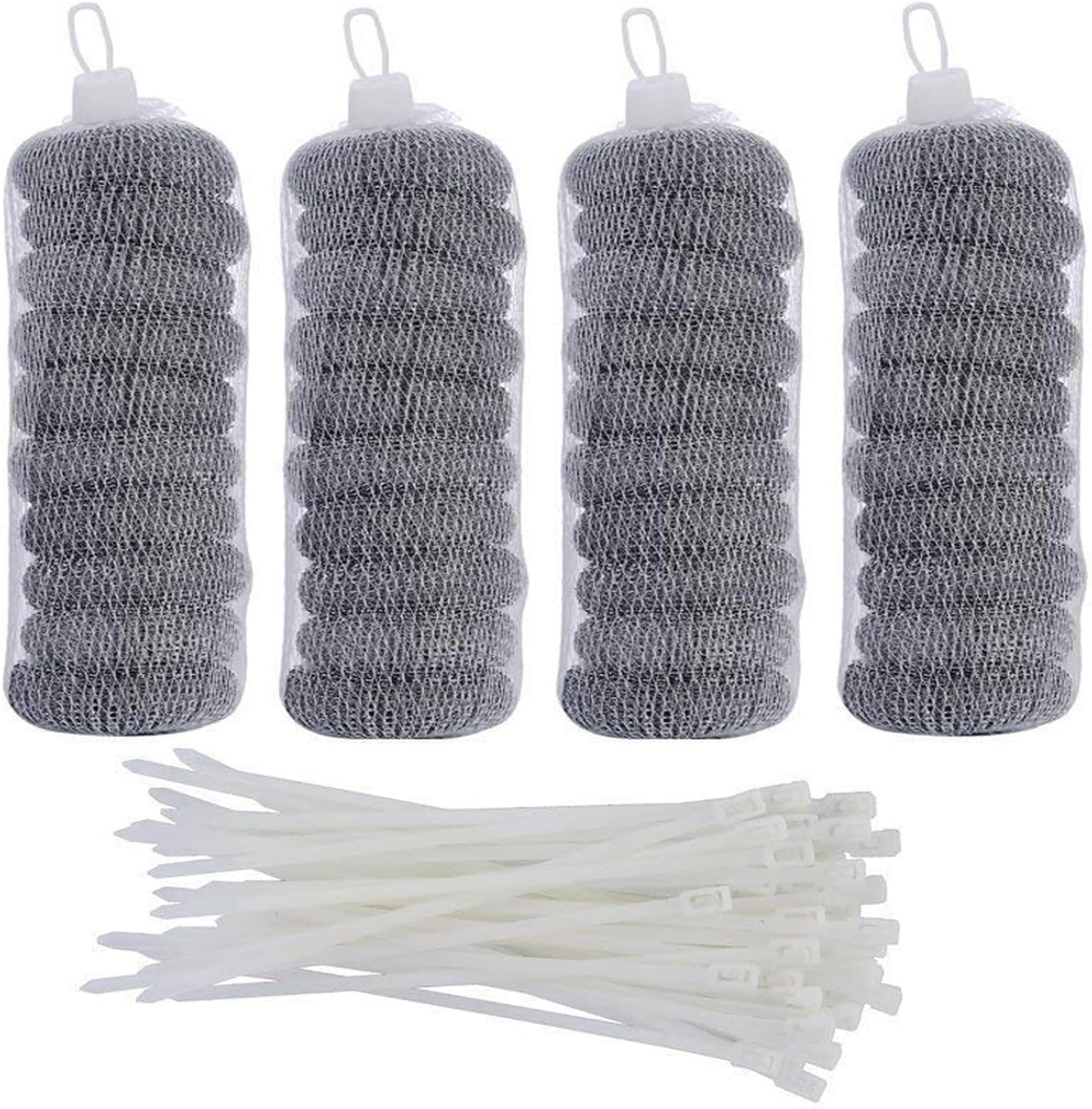 40-Pieces-Lint-Traps-Stainless-Steel-Washing-Machine-Lint-Snare-3829