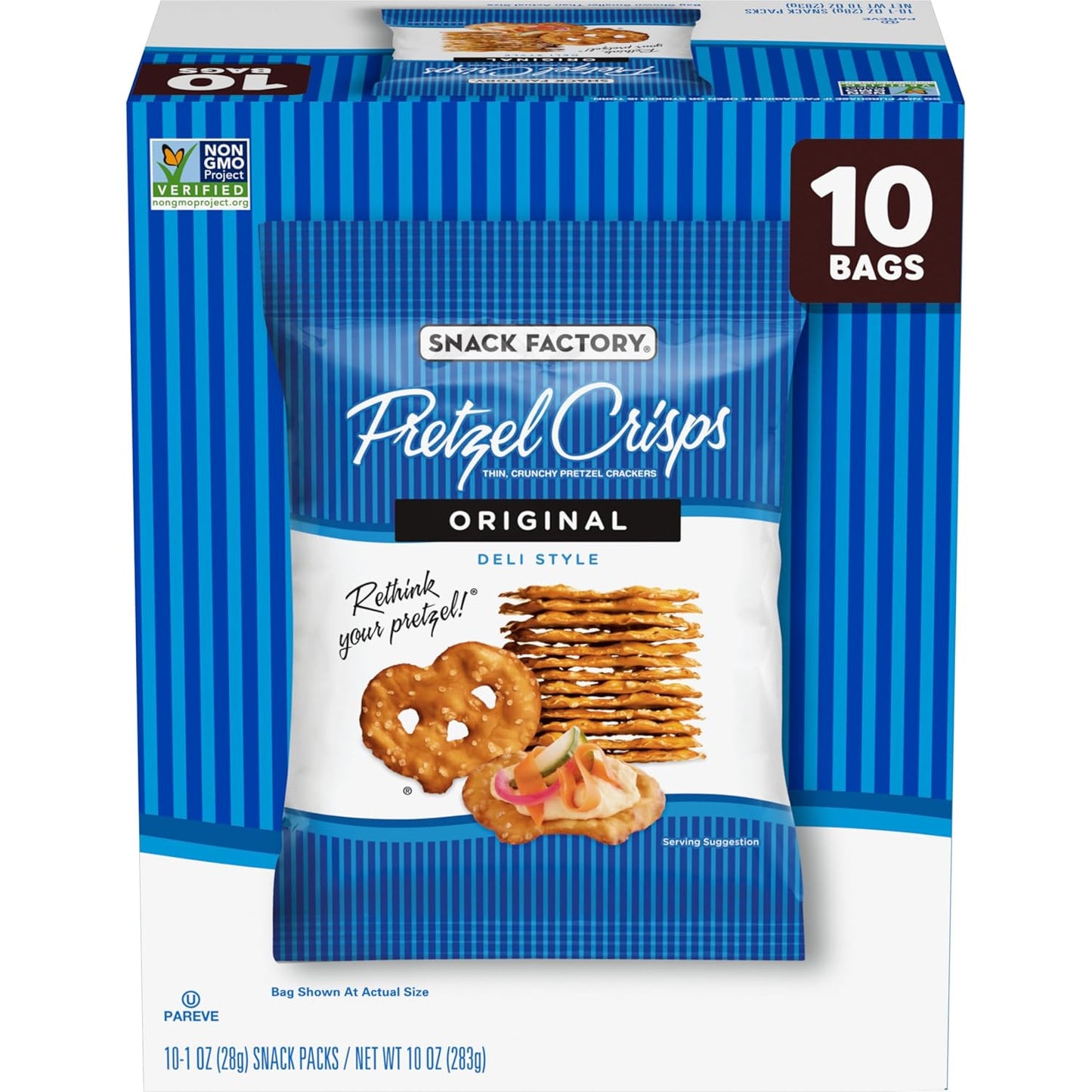 Snack-Factory-Pretzel-Crisps,-Original,-1-Oz-Snack-Bags,-10-Ct------2610