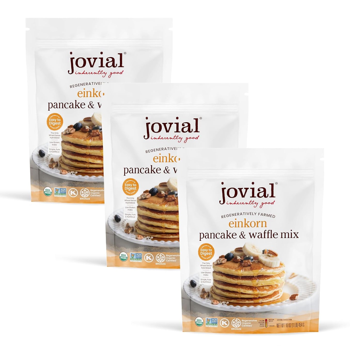 Jovial-Organic-Einkorn-Pancake-&-Waffle-Mix---Pancake-Mix,-Premium-Batter-for-Maker,-786