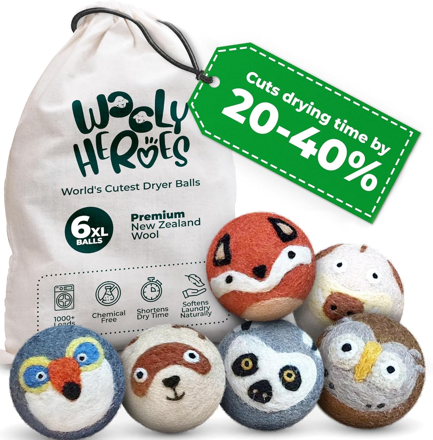 Chemical-Free-&-Baby-Safe!-Reusable-Wool-Dryer-Balls-XL-6-Pack---975