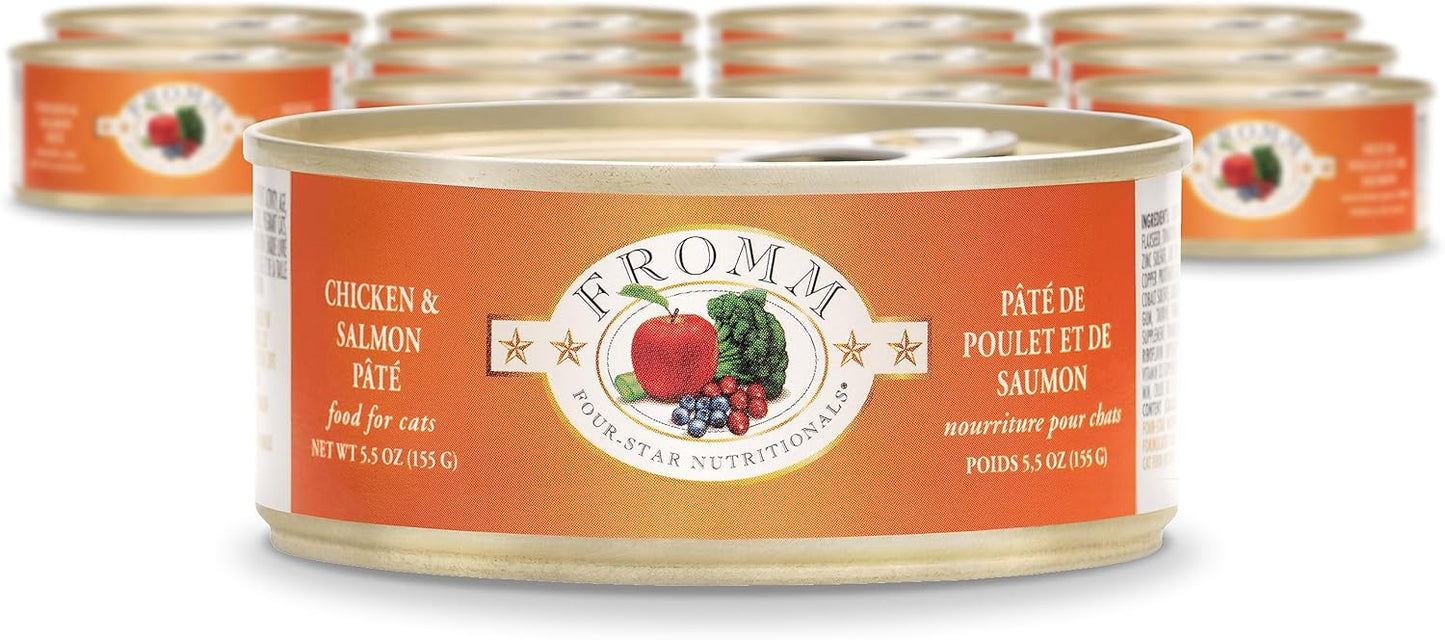 Fromm-Four-Star-Nutritionals-Chicken-&-Salmon-Pate-Cat-Food---Premium-Cat---Recipe720