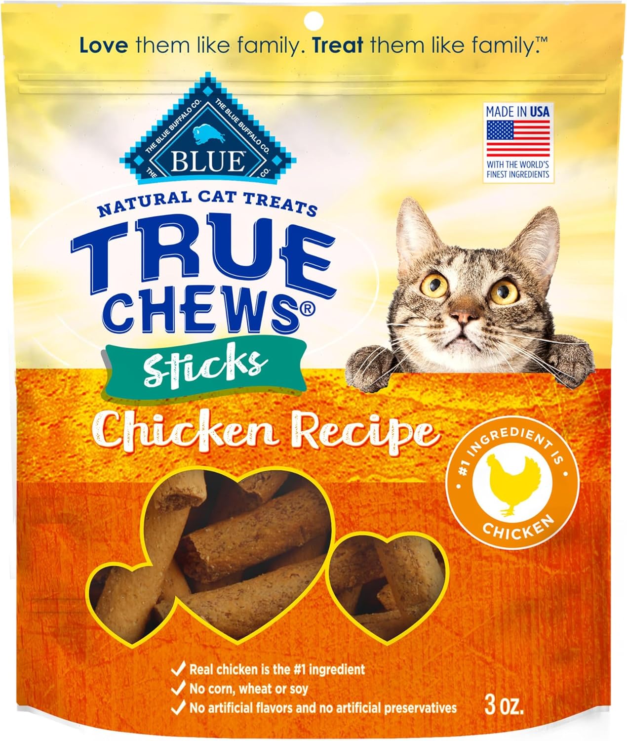 True-Chews-Sticks-Natural-Cat-Treats,-Chicken-Recipe,-&-3