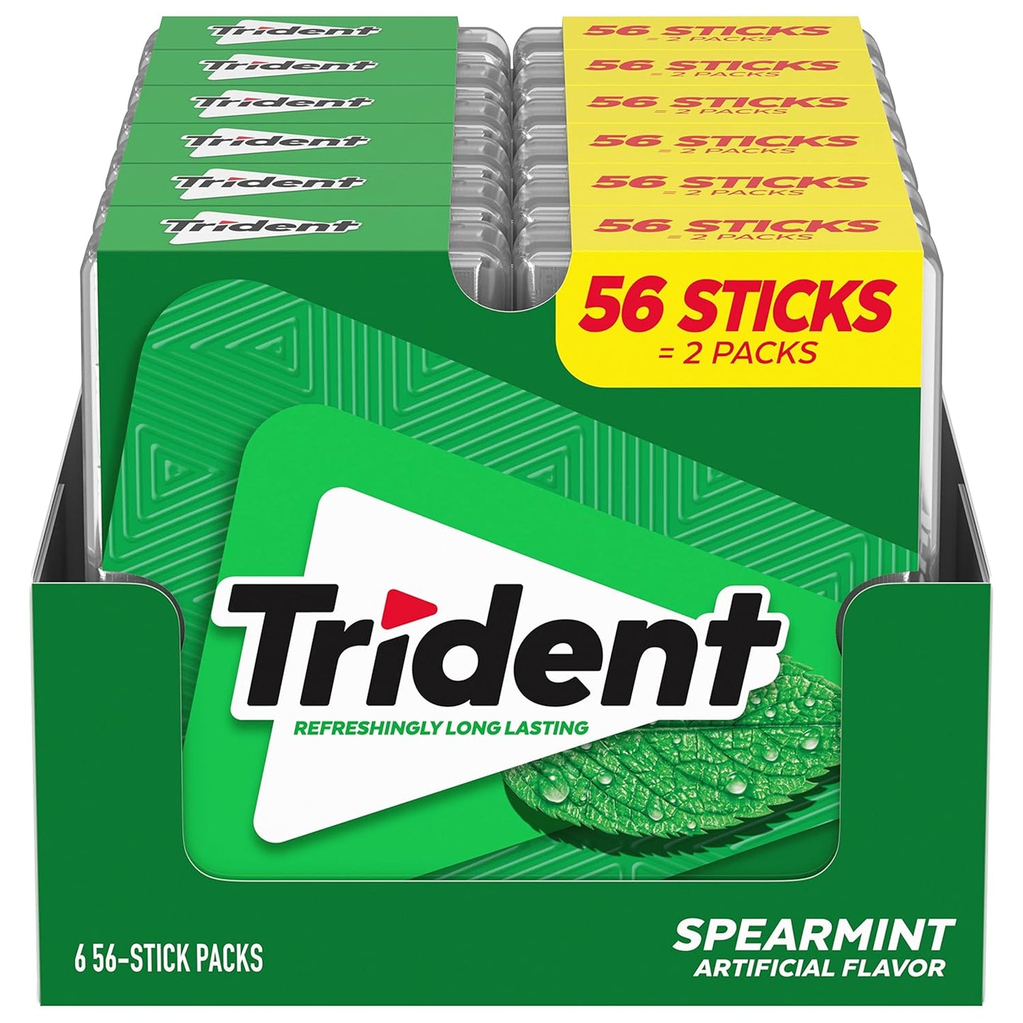 Trident-Spearmint-Sugar-Free-Gum,-12-Pocket-Packs-1804