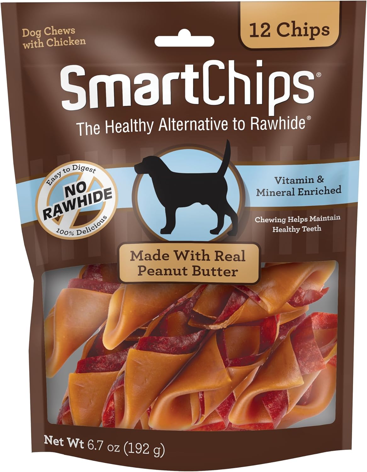 SmartBones-SBPB-00235-SmartChips-For-Dogs,-Rawhide-Free-12-Count,-Peanut-Butter-,-Ounce-2306