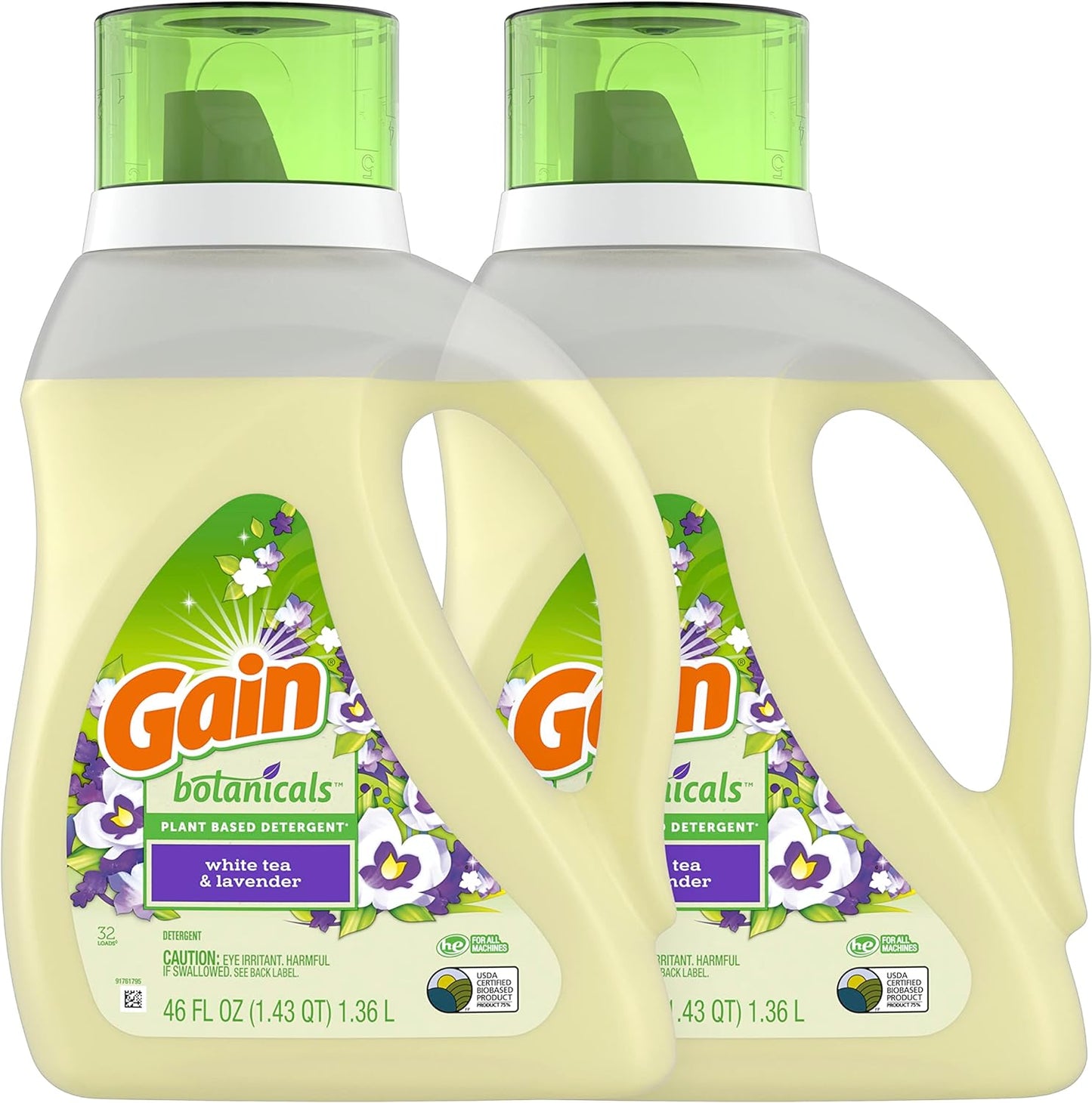 Gain-Botanicals-Plant-Based-Laundry-Detergent,-White-Tea-&-Lavender,-2898