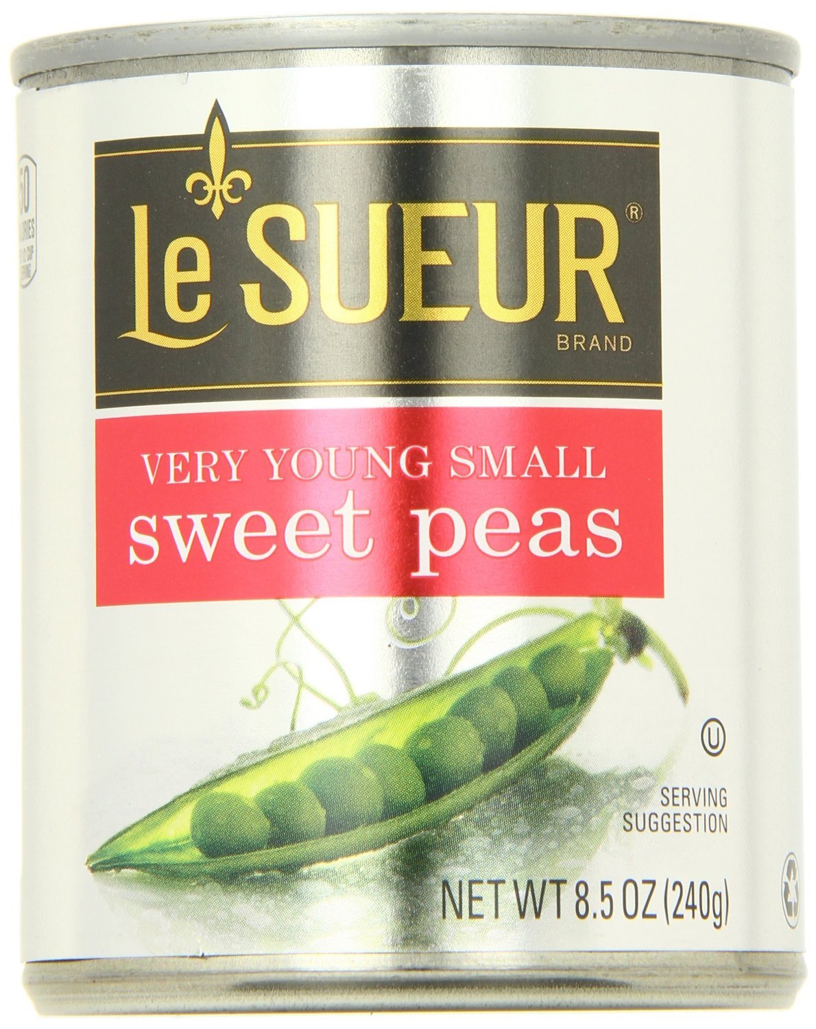 Le-Sueur-Very-Young-Small-Sweet-Peas-8.5-Ounce-(Pack-of-6)-827